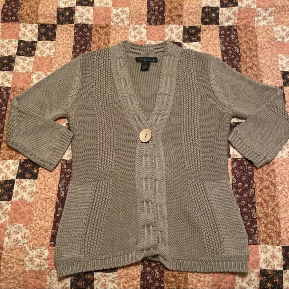 Venue Open-knit Cardigan